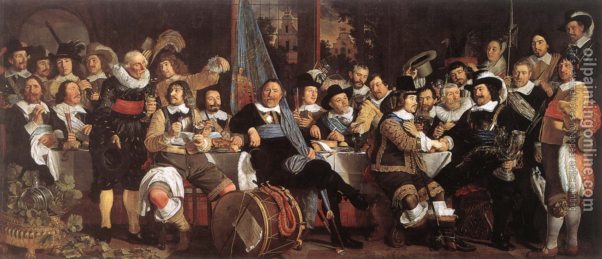 Helst, Bartholomeus van der - Celebration of the Peace of Munster